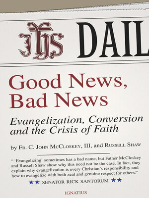 cover image of Good News, Bad News